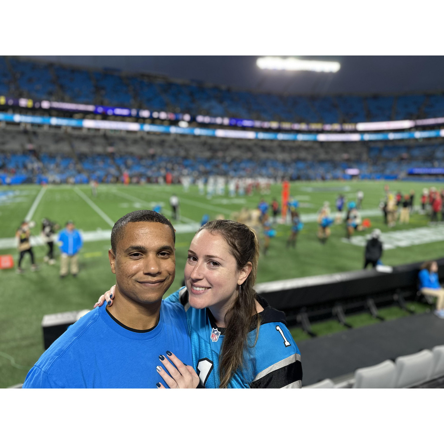 Our first Panthers game!