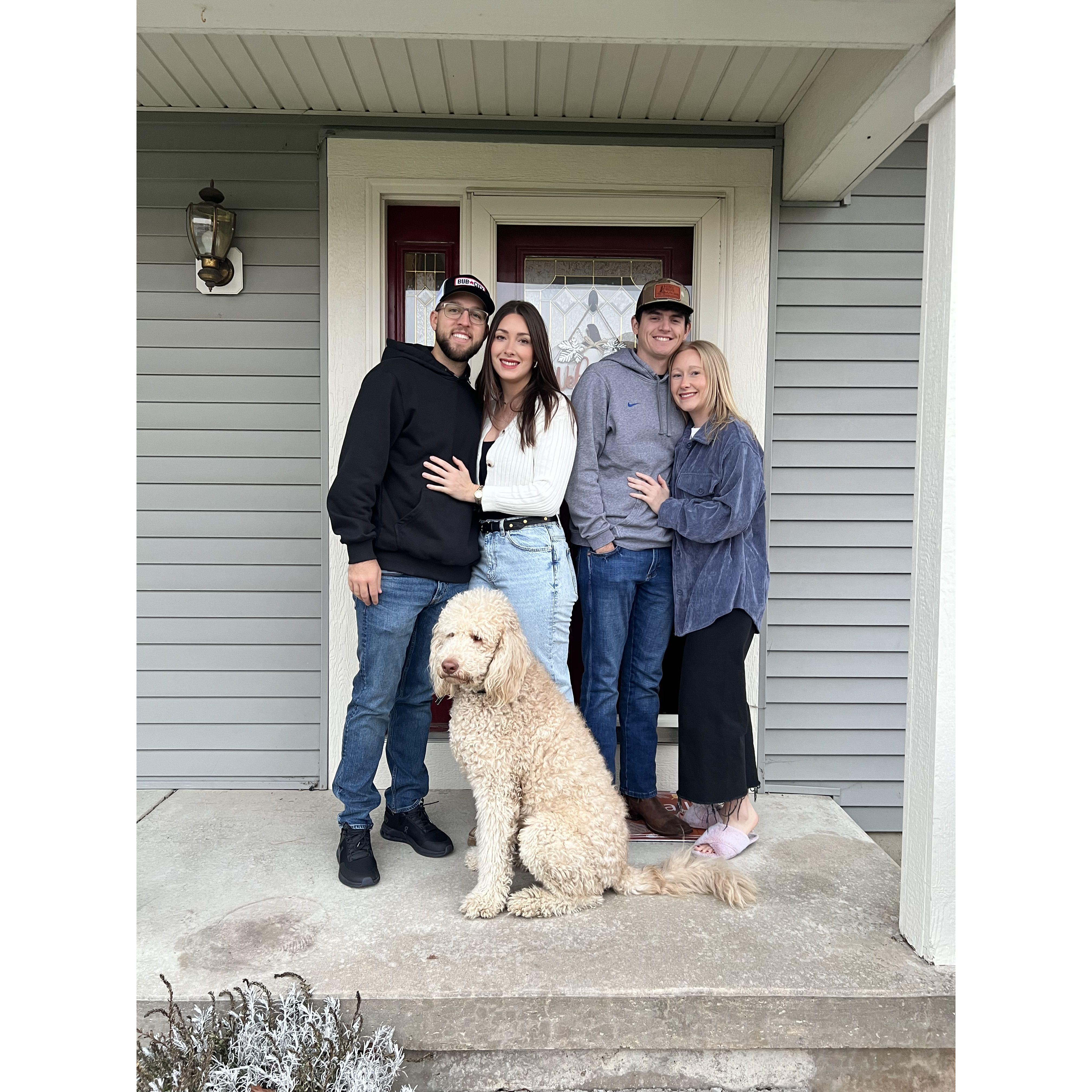 Christmas with the family.