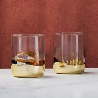 Wave Double Old Fashioned Tumbler, Set of 2