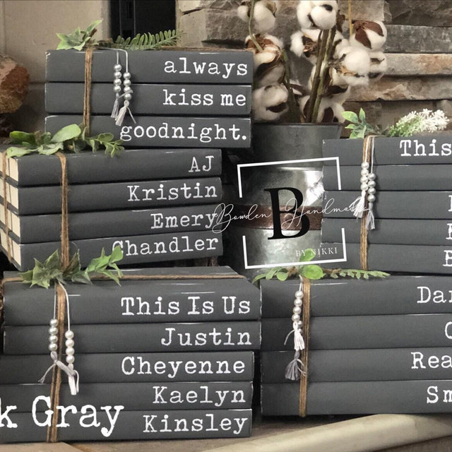 Custom Hardback Book Stacks