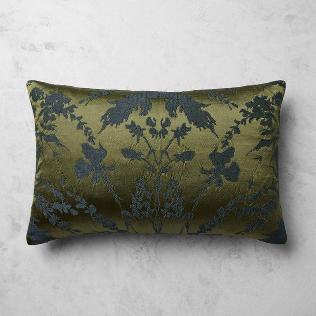 Williams Sonoma Home x Josh Young Jardiniere Pillow, 14" X 22", Moss