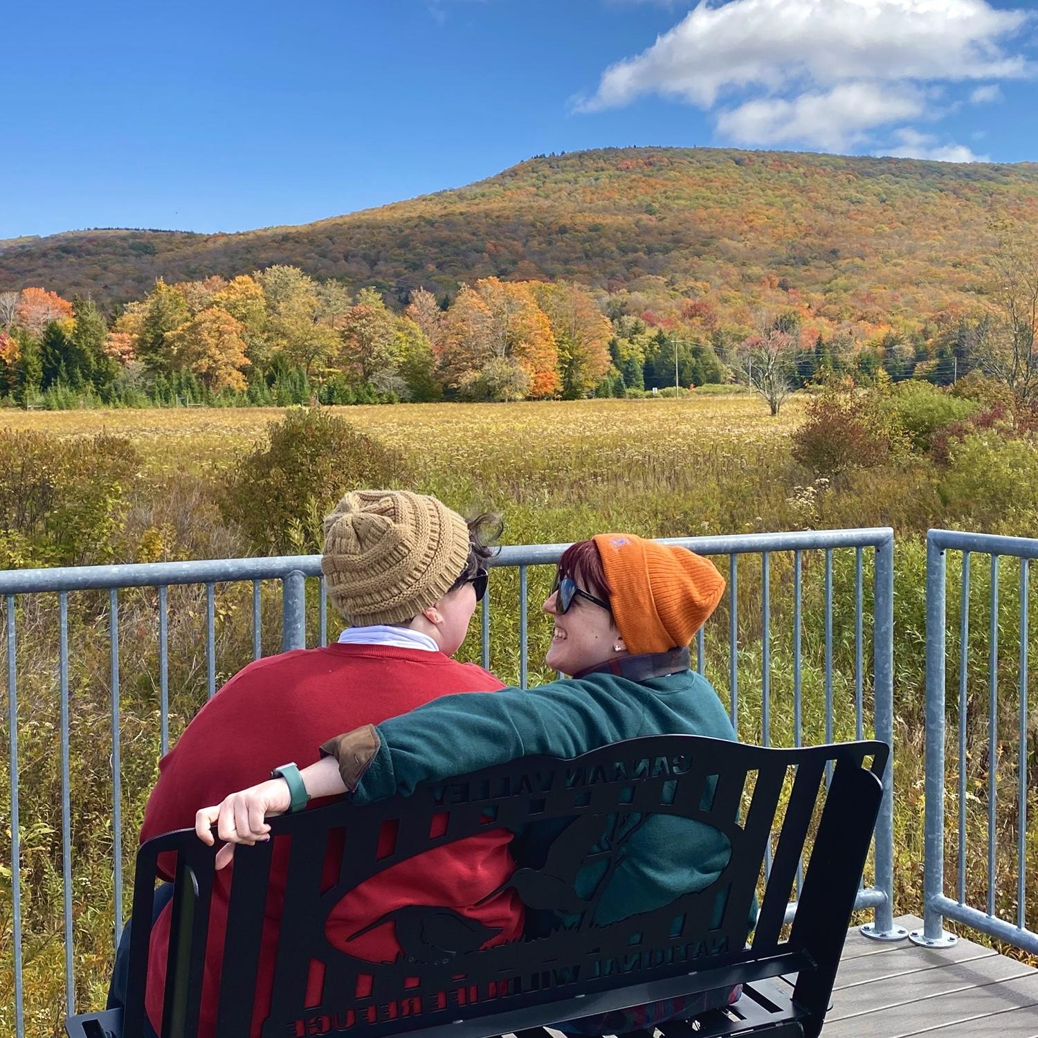 Beautiful fall color in the valley