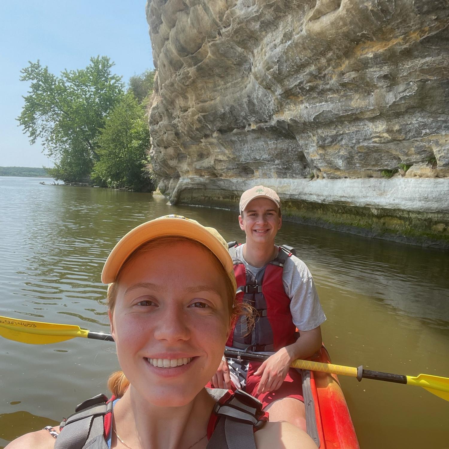 Kayaking in Starved Rock, IL
