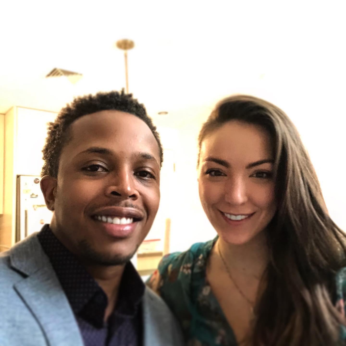 Easter Sunday morning, 2020 - the day Jerrod proposed