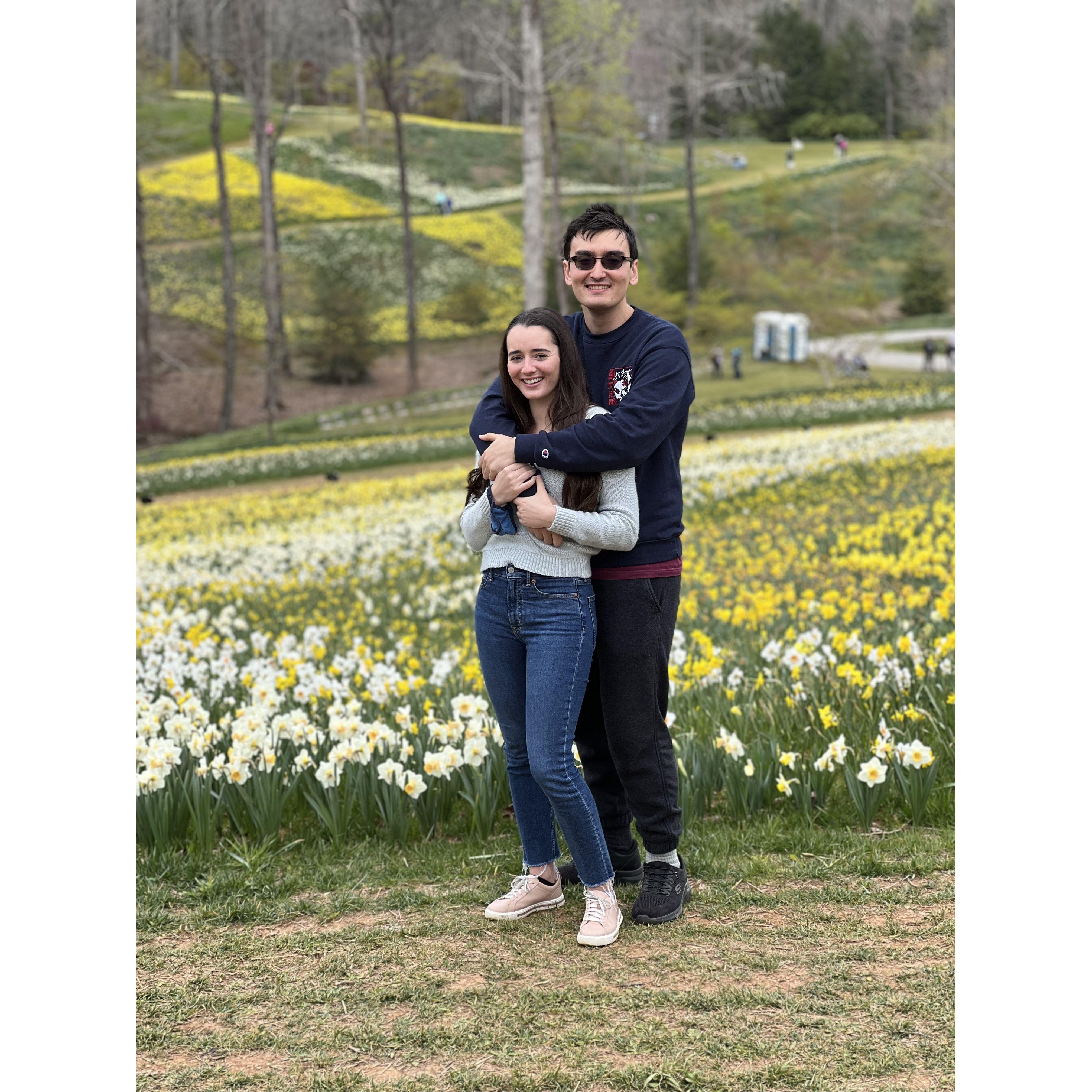 Exploring Gibbs Gardens, April 2022.