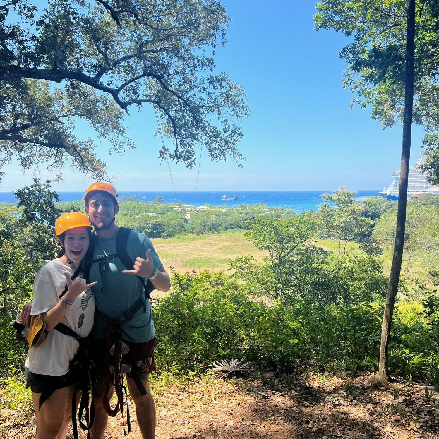 So excited for all of our future adventures like ziplining in Honduras!