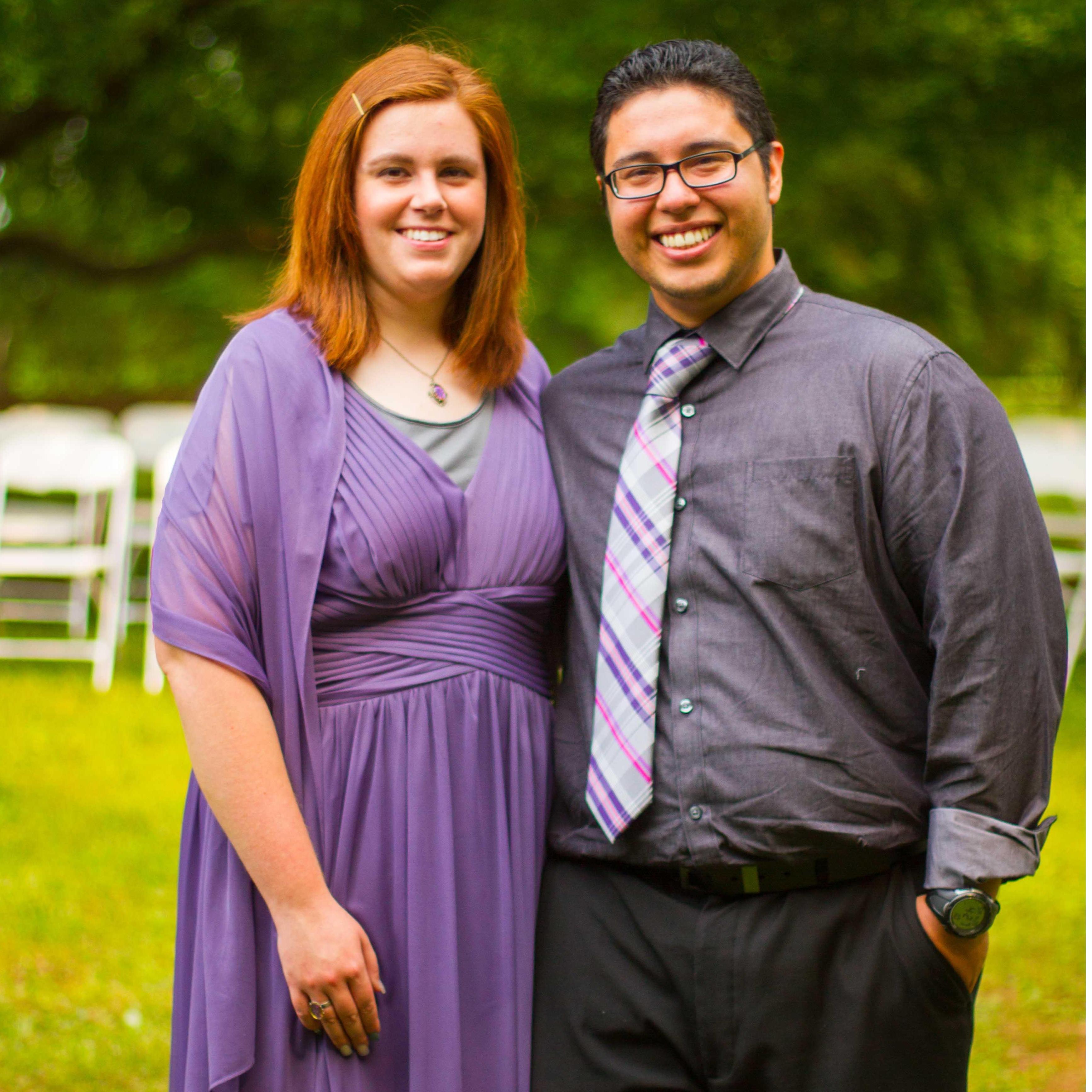 Quite a few of Addai's friends got married so we got to go to several weddings together (and take notes!). This photo was taken at Levi (Lerren's brother) and Haley's wedding in April 2017.