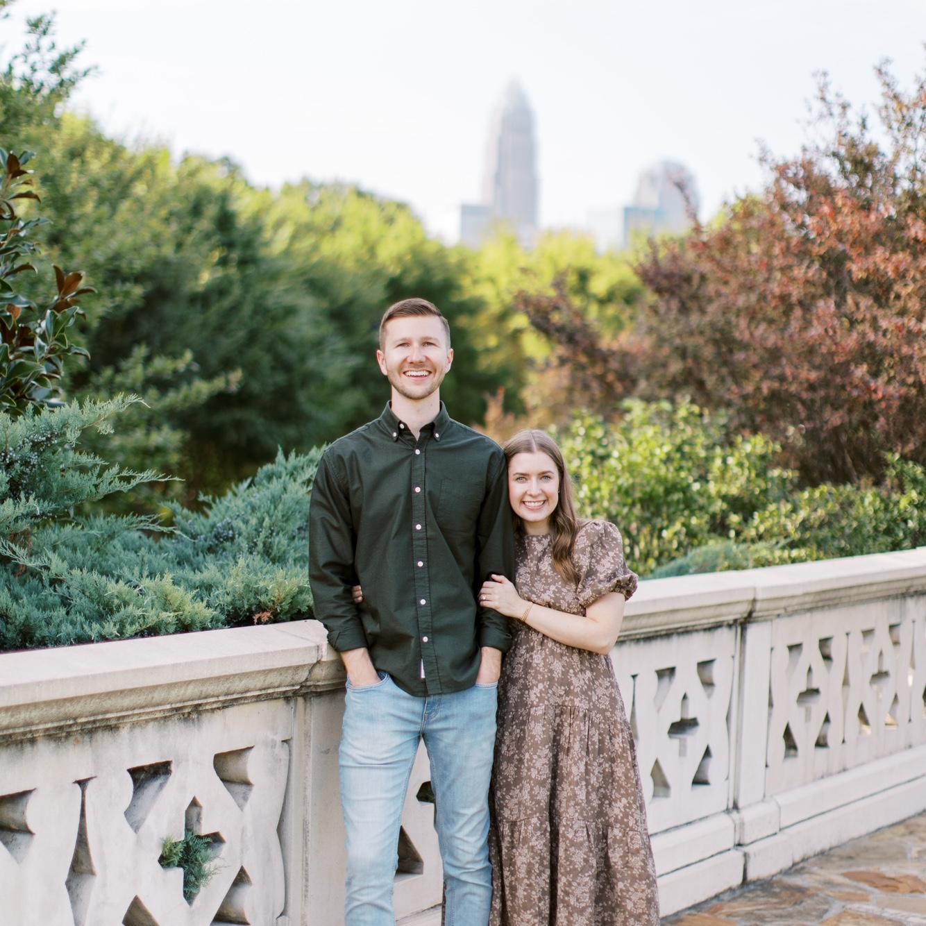 Engagement photos in Charlotte