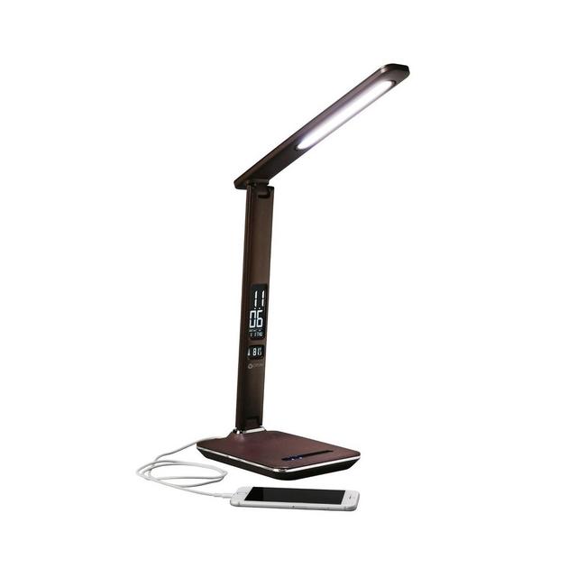 OttLite LED Renew Desk Lamp - Brown