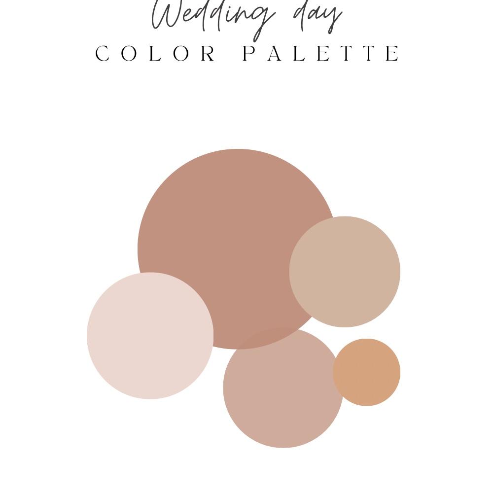 GUESTS ARE ENCOURAGED TO WEAR WARM NUDE. TAN. BEIGE. AND CARAMEL TONES. PLEASE AVOID DARK BROWNS OR OVERLY COOL SHADES TO PRESERVE THE SOFT. ELEVATED AESTHETIC.