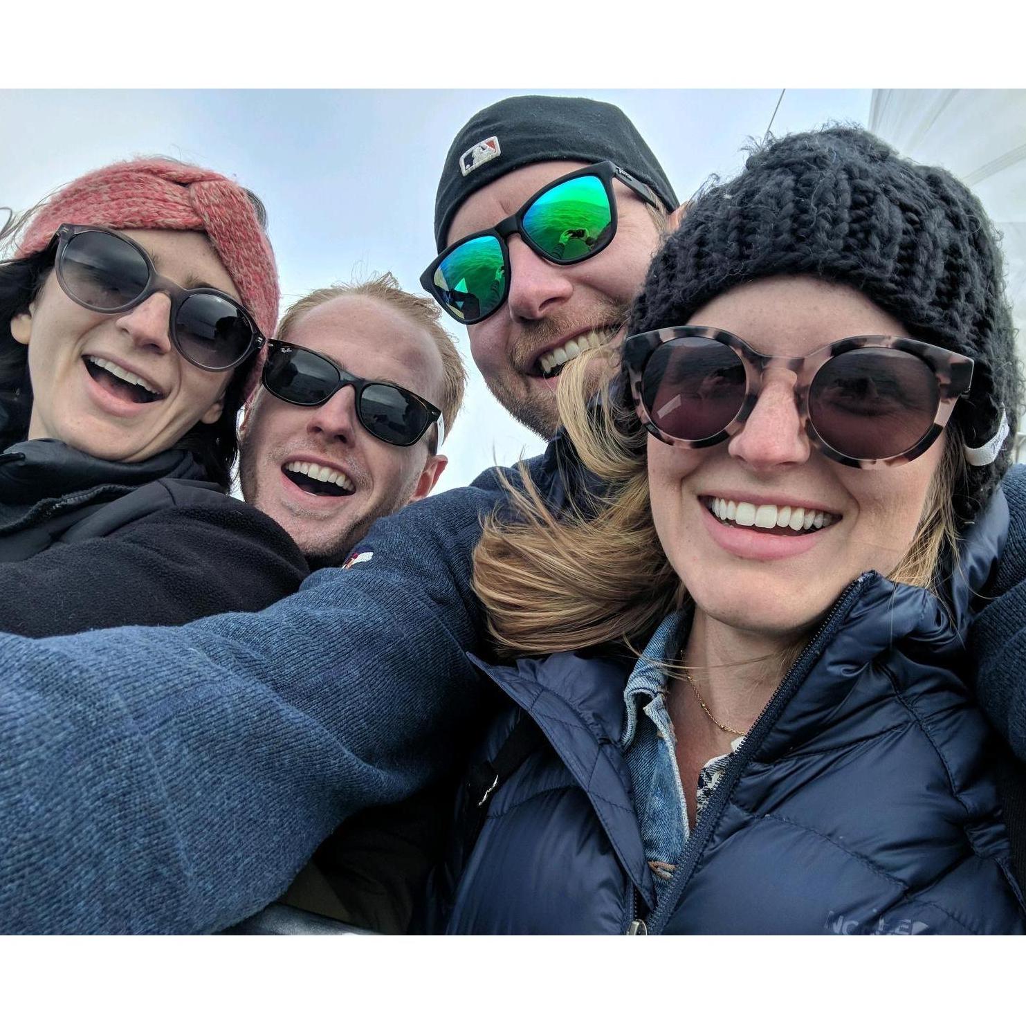 Sailing with Rich & Hannah (Danielle, Chris, Rich, Hannah)
