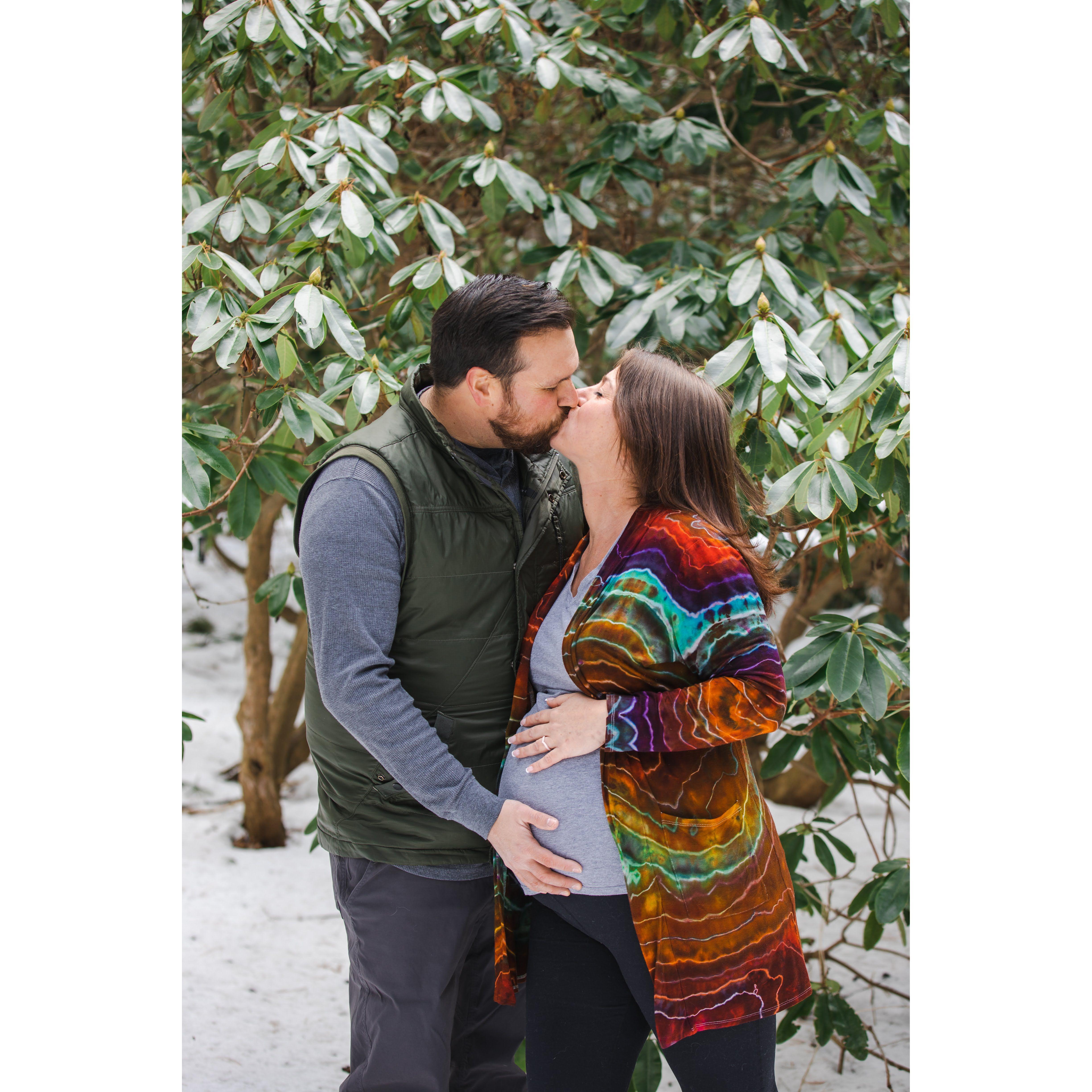 Our friend Renee gave us a wonderful maternity photoshoot that was totally Heidi and Rob