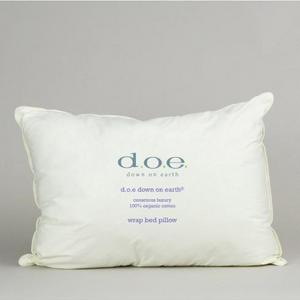 Down Etc ORGANIC Pillow - Cotton Rhapsody Wrap Down and Feather Pillow