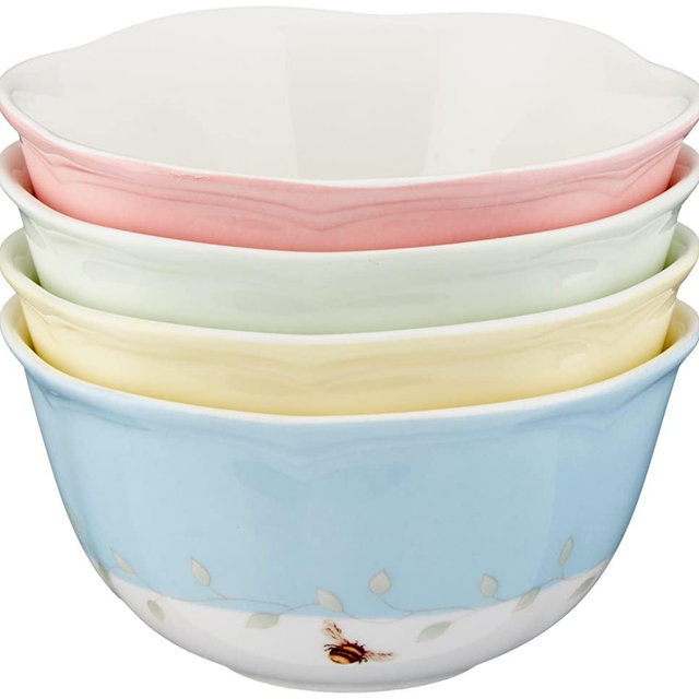 Lenox 791720 Butterfly Meadow 4-Piece Dessert Bowl Set