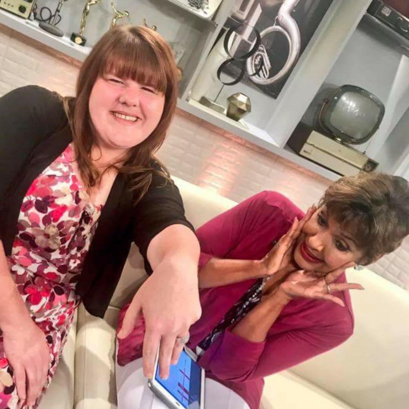 One way to tell the world you are engaged is by officially announcing it on the morning news.  Sally Ann Roberts was very excited for me!