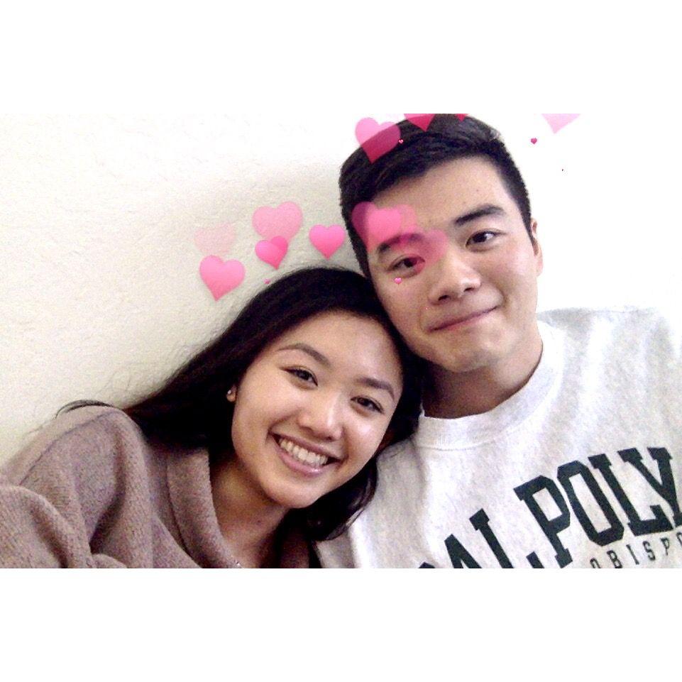 January 2018 - We started dating! Because we went to different schools, we had many FaceTime dinner dates and came home on weekends to see each other.