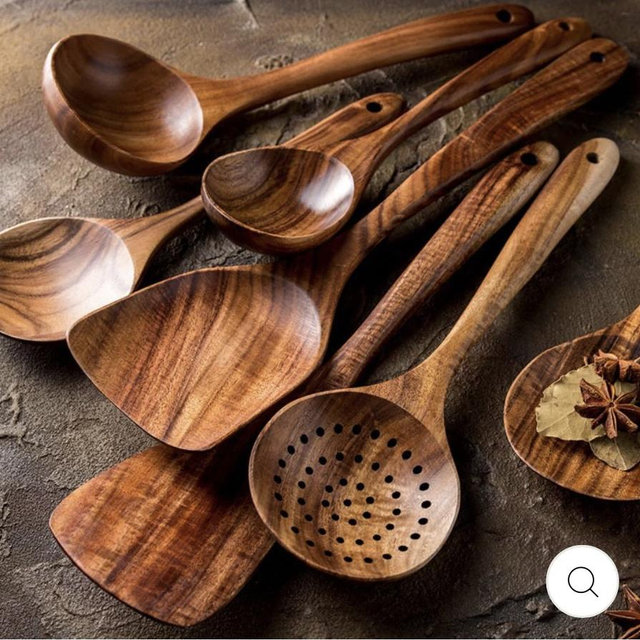 Wooden Cooking Utensil Set