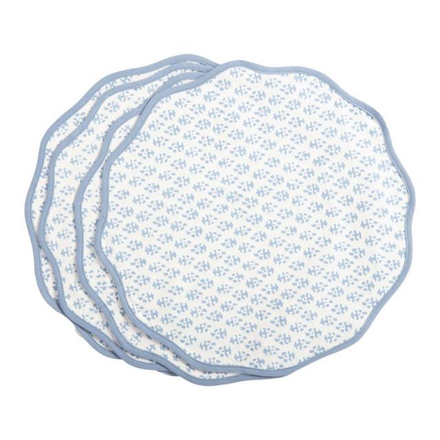 Batik Placemats Blue, Set of 4