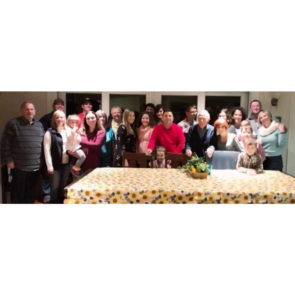 Kristin's extended clan allowed me to share Thanksgiving with them.  And even after that, they're allowing this wedding to proceed.  I fooled em good!