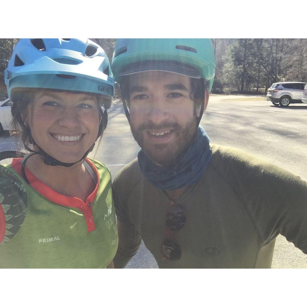 Biking in Brevard, NC... on January 6, 2020!