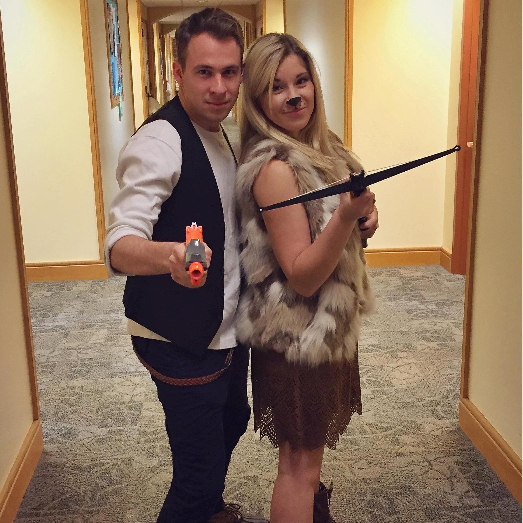Han and Chewie at an out of this world Chi Omega date party