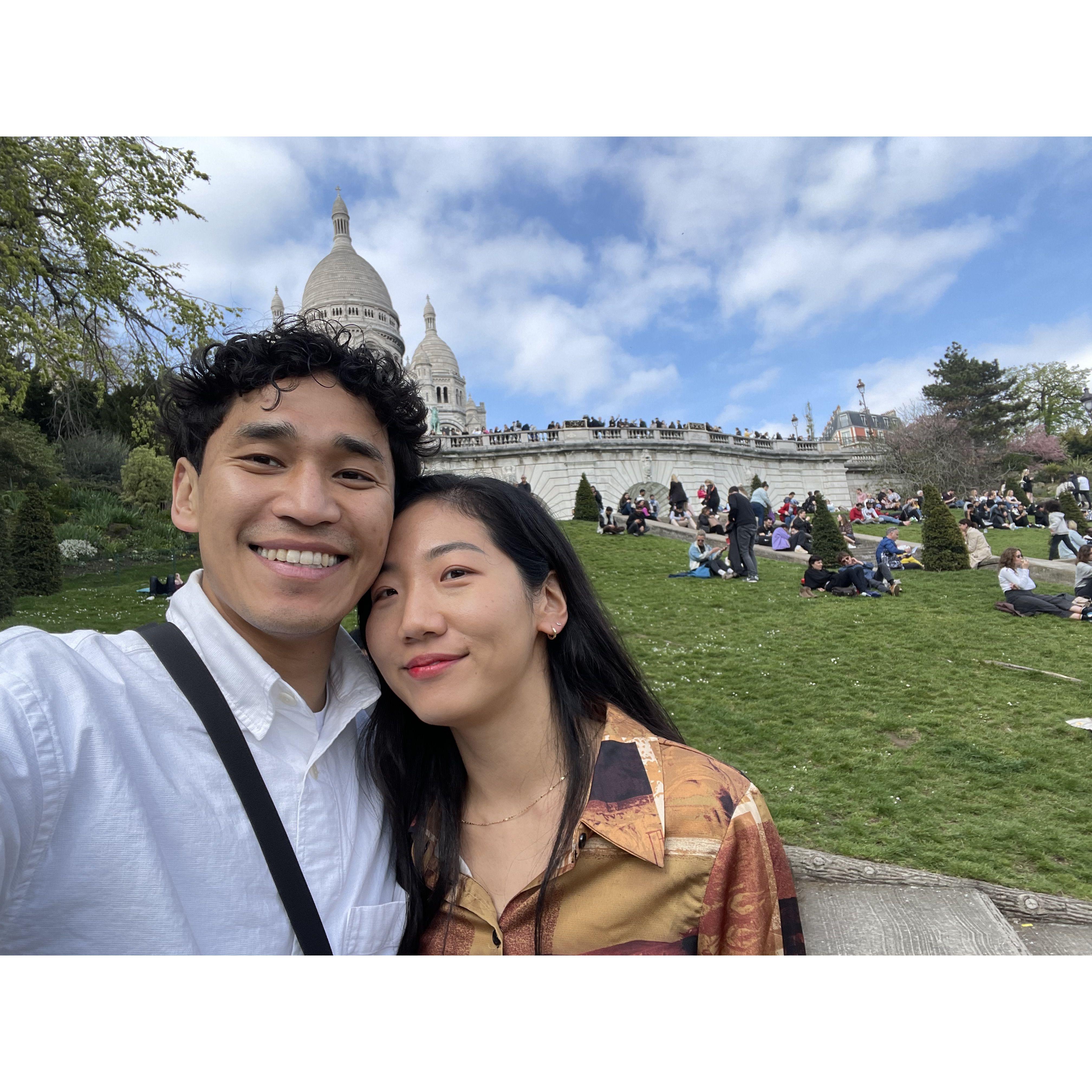 Our first trip was to Paris. We had no plans and just went about the city. We found ourselves at all the iconic spots.