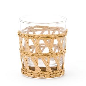 Natural Seagrass Wrapped Tumbler