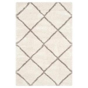 Hudson Shag Rug - Ivory/Gray - (5'1"X7'6") - Safavieh®