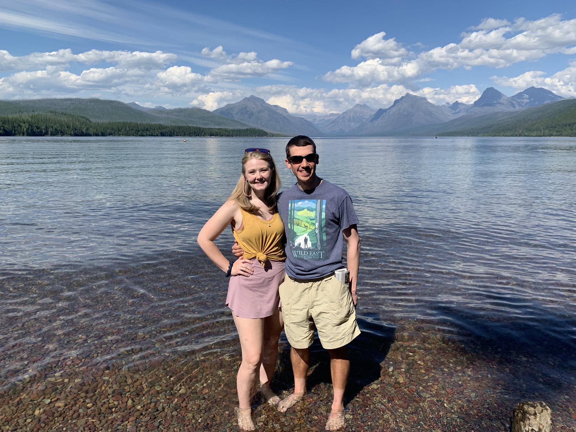 Meet up at Glacier National Park in Washington during Isaac’s long hike, 2022