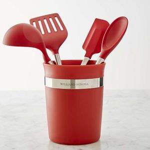 Silicone 5-Piece Tools Set, Red