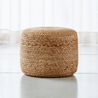 Alvaro Braided Jute Pouf