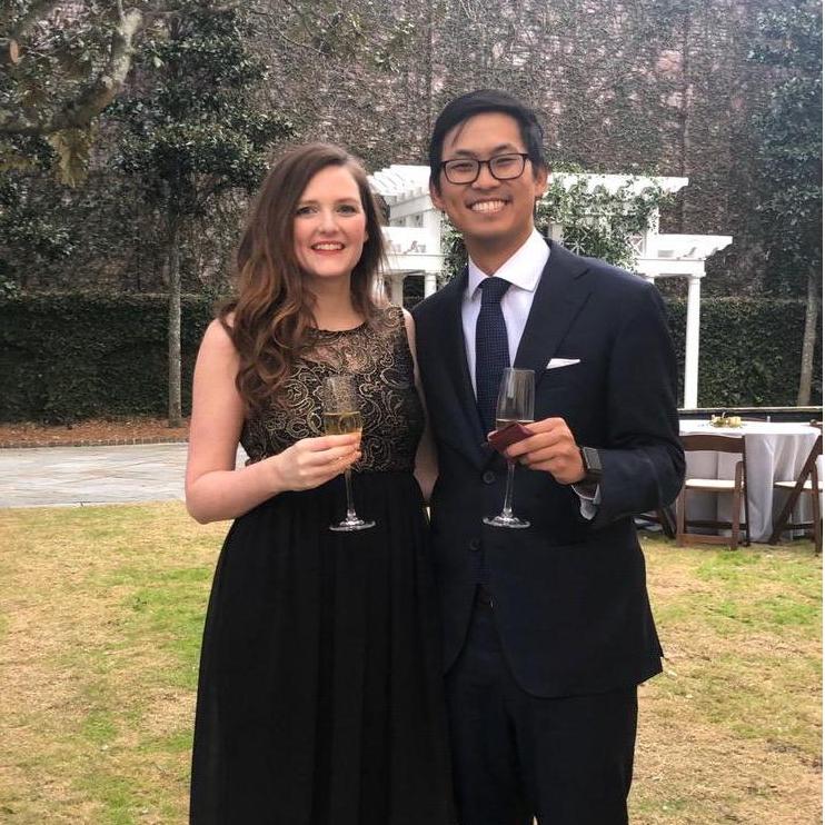 We look good. This was Chow's friend's Bobby's wedding in Charleston! - Feb 2020, last trip before the pandemic