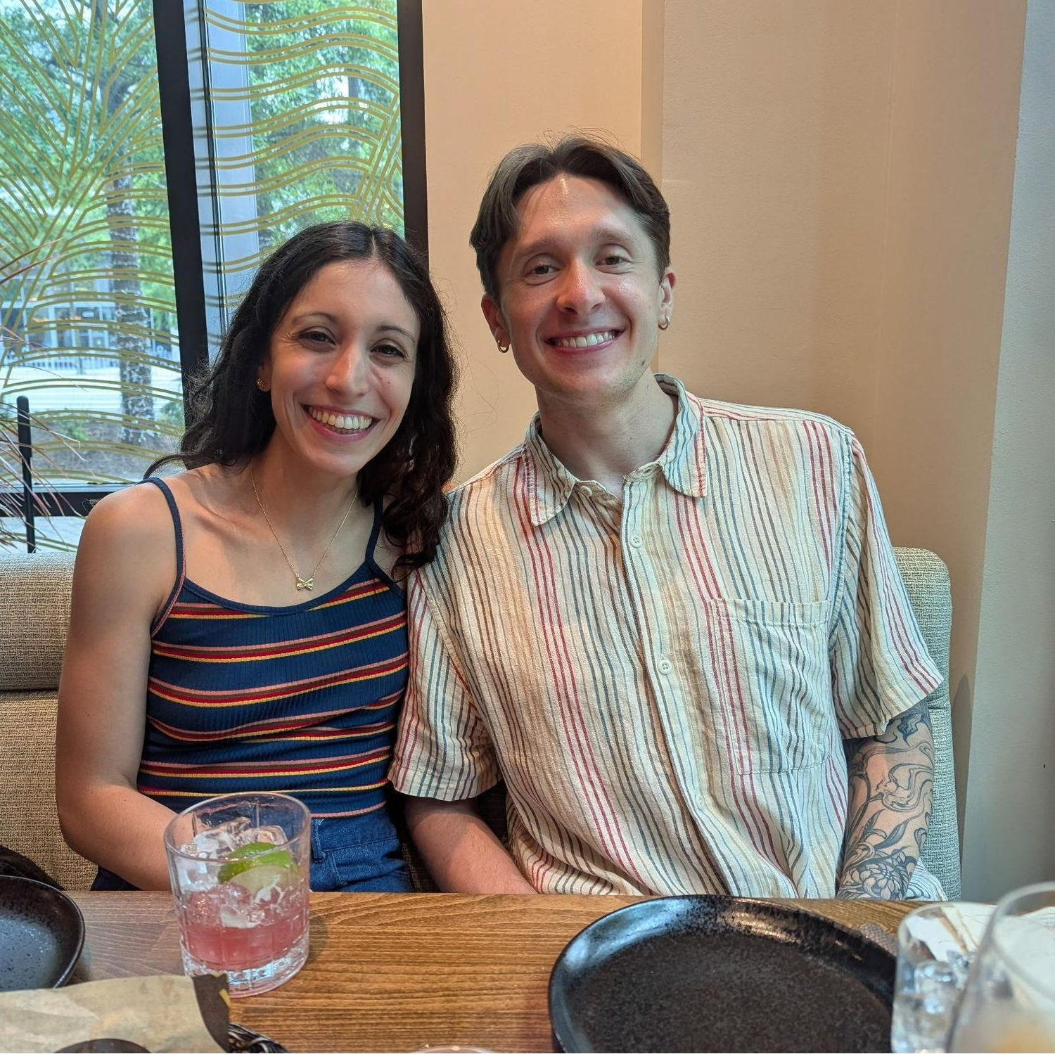 Enjoying one of our favorite Ballston restaurants called Immigrant Food.