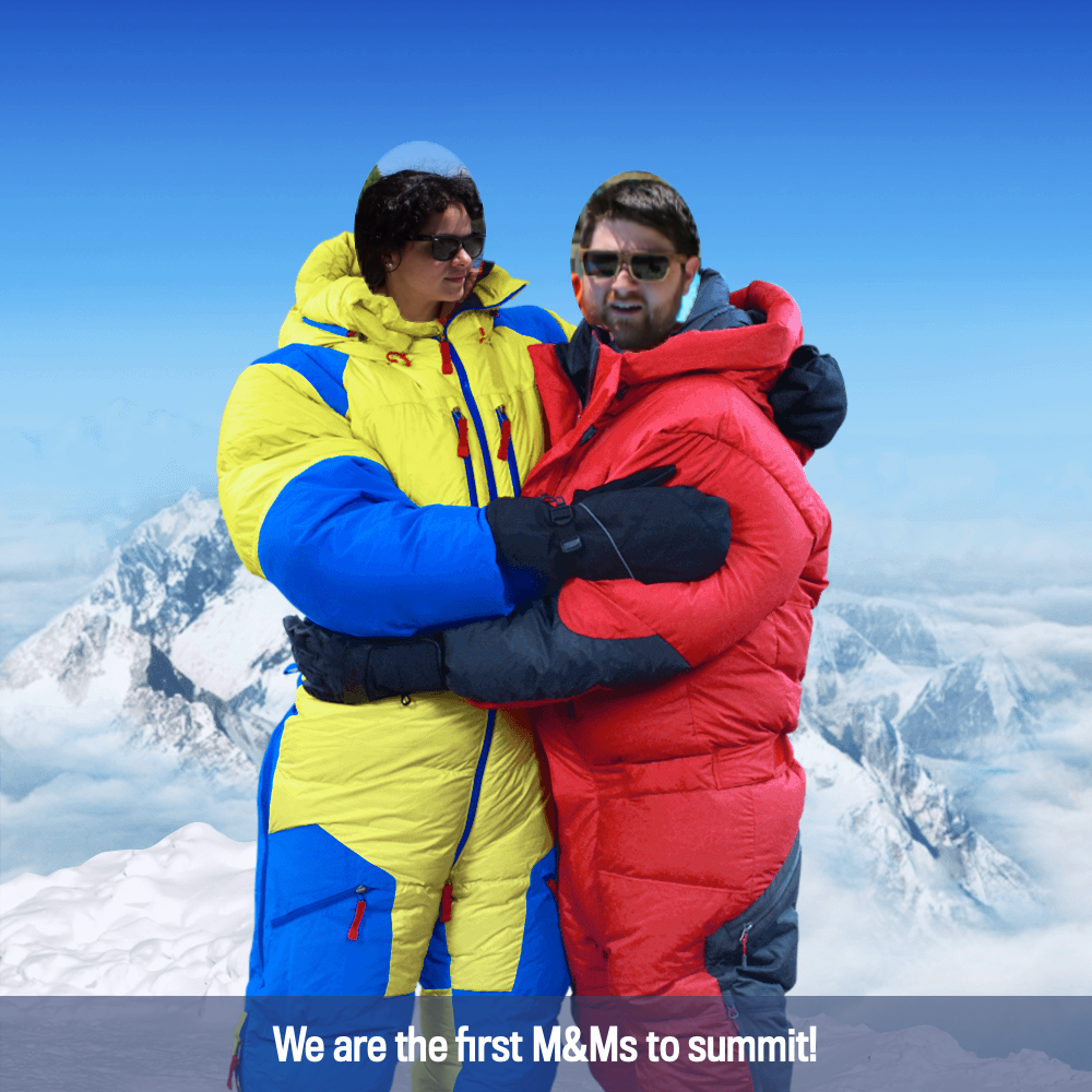 Thanks to John Oliver, we also made it to the top of Everest.