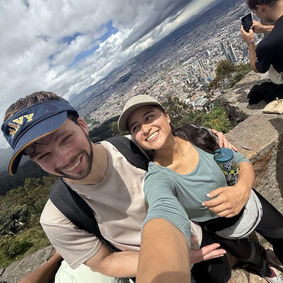June 23rd - made it to the top of monserrate mountain in Bogota