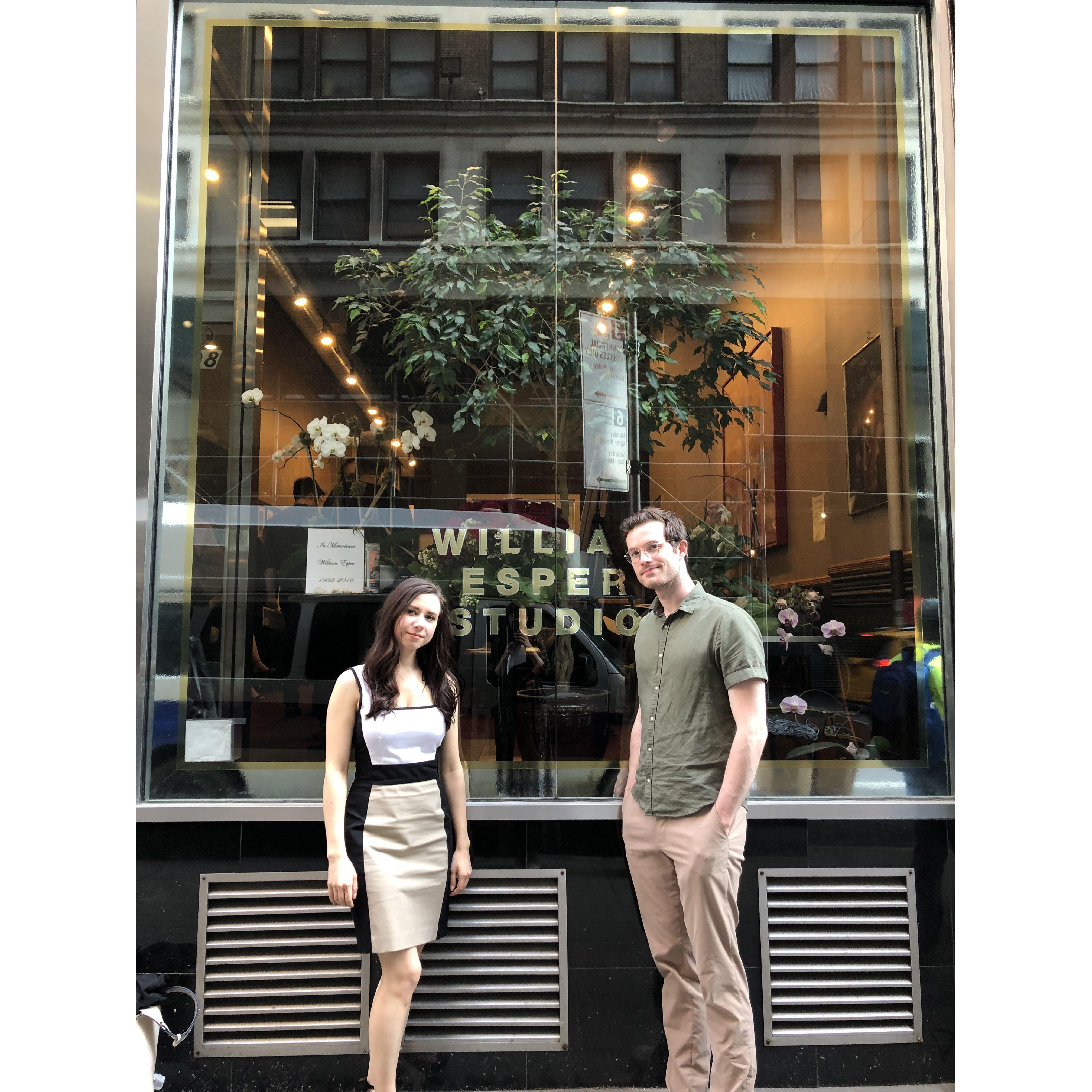 Outside of one of our favorite places