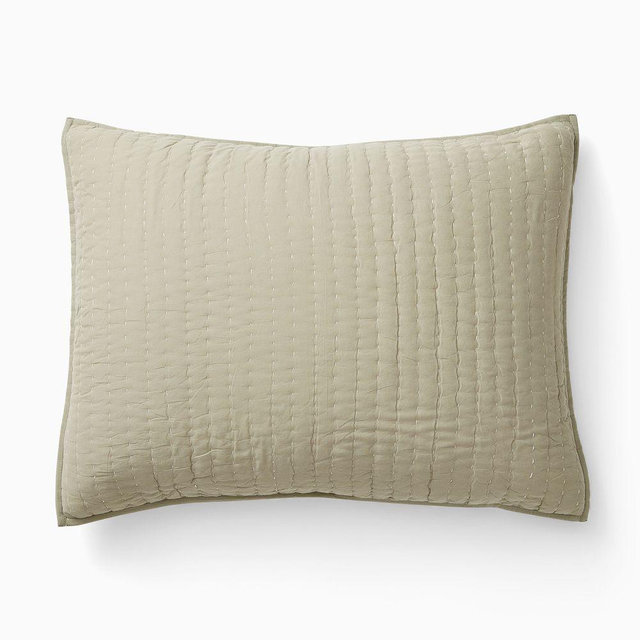 Cotton Voile Solid Pick Stitch Quilt