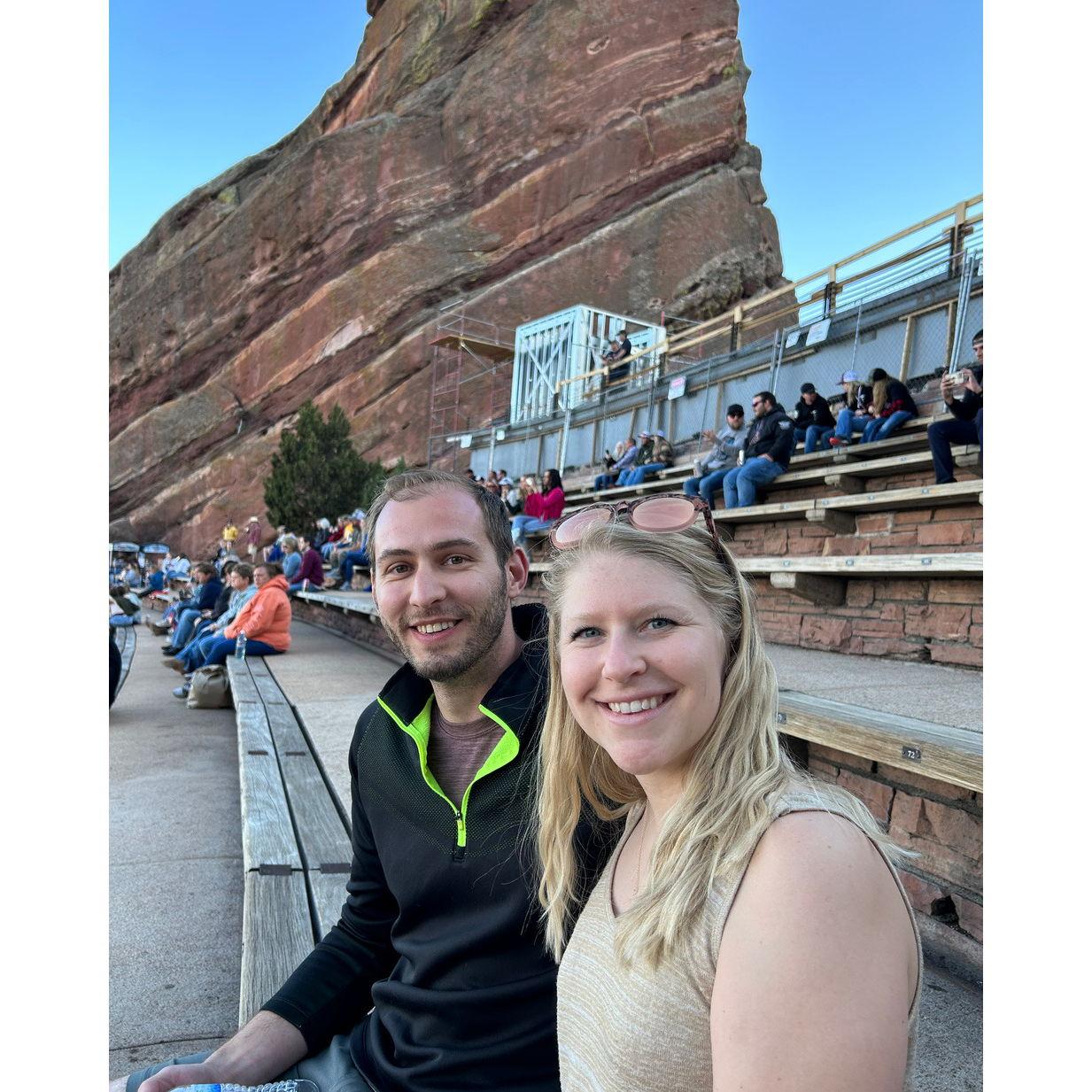 Dave’s first Red Rocks concert