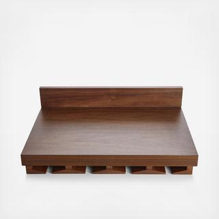 Aspect Wine Glass Shelf for Modular Open Bookcase