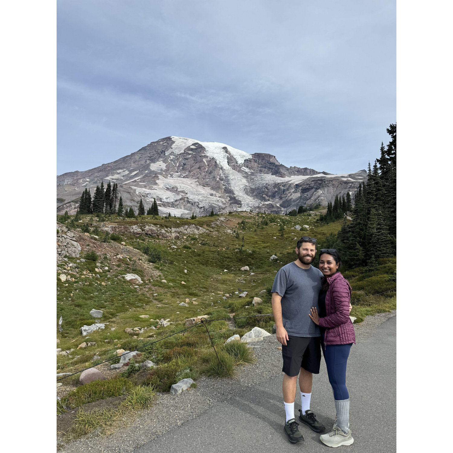 Hiking at Mount Reninier National Park 🏔️