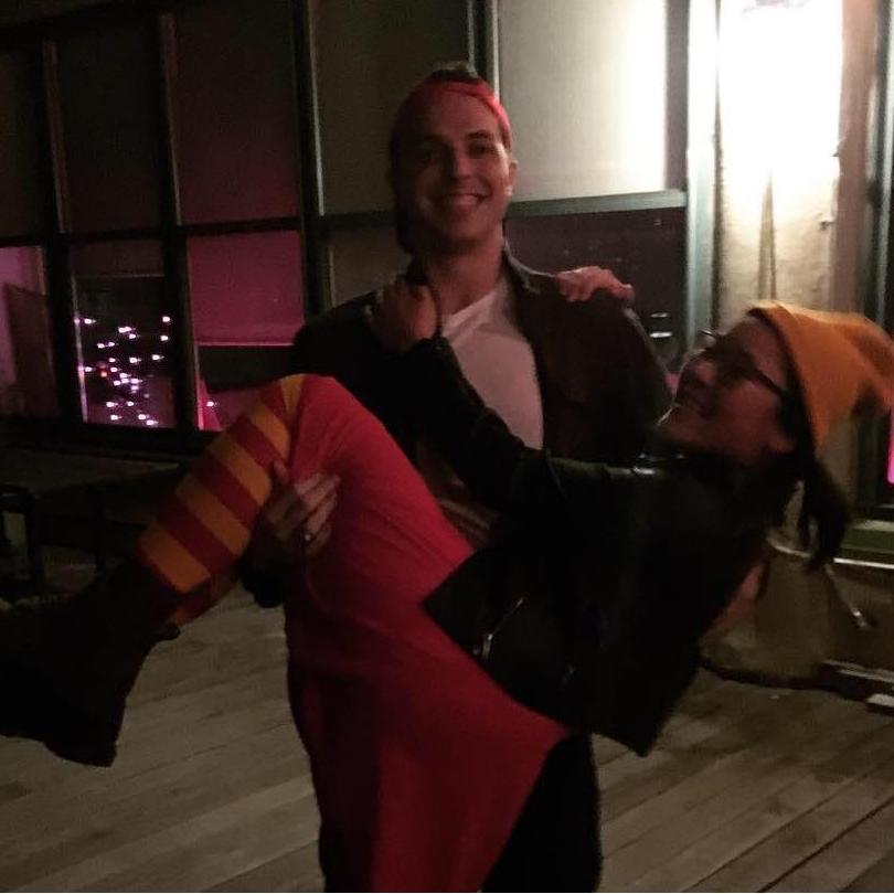 TJ and Spinelli, Halloween 2016