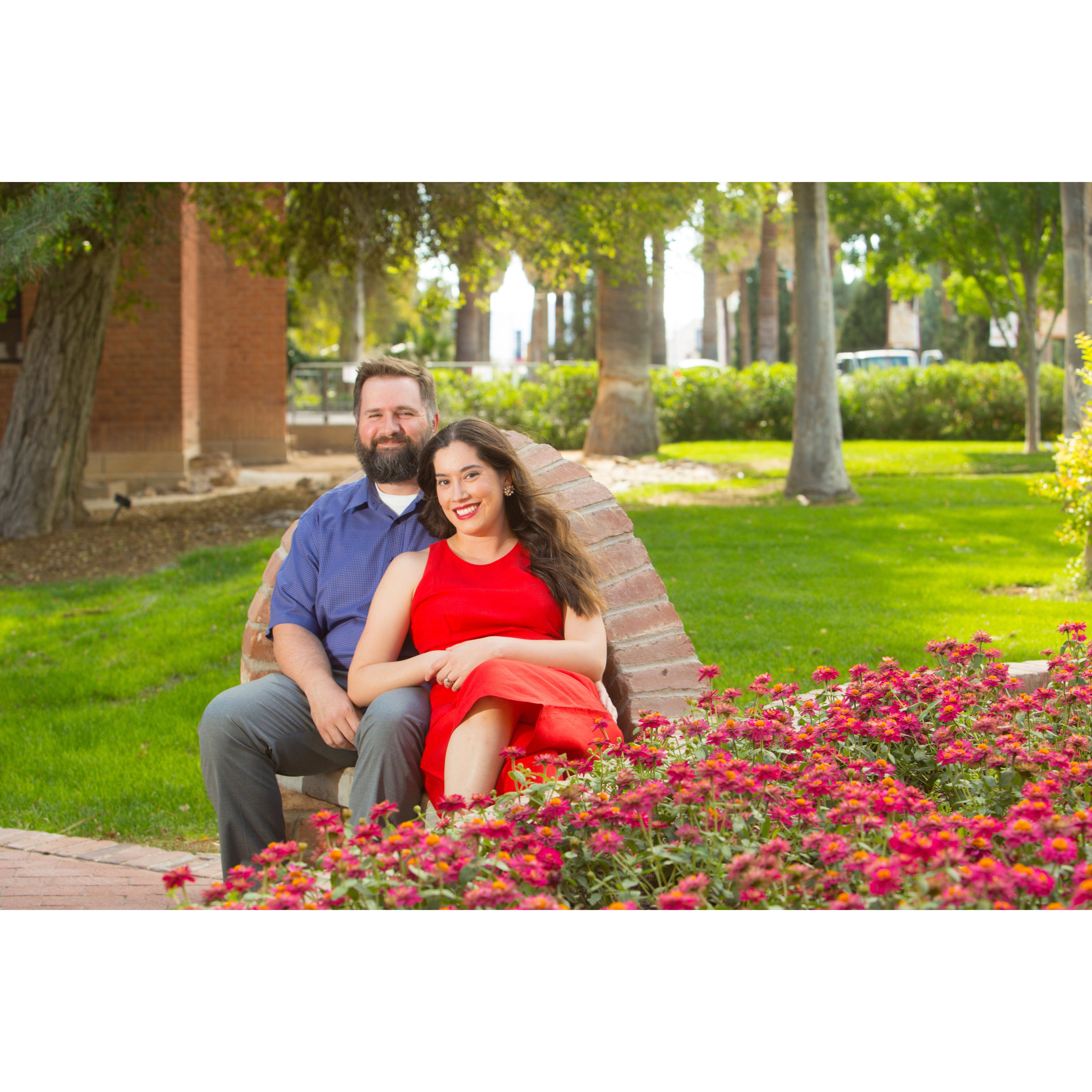 engagement photos session @ U of A