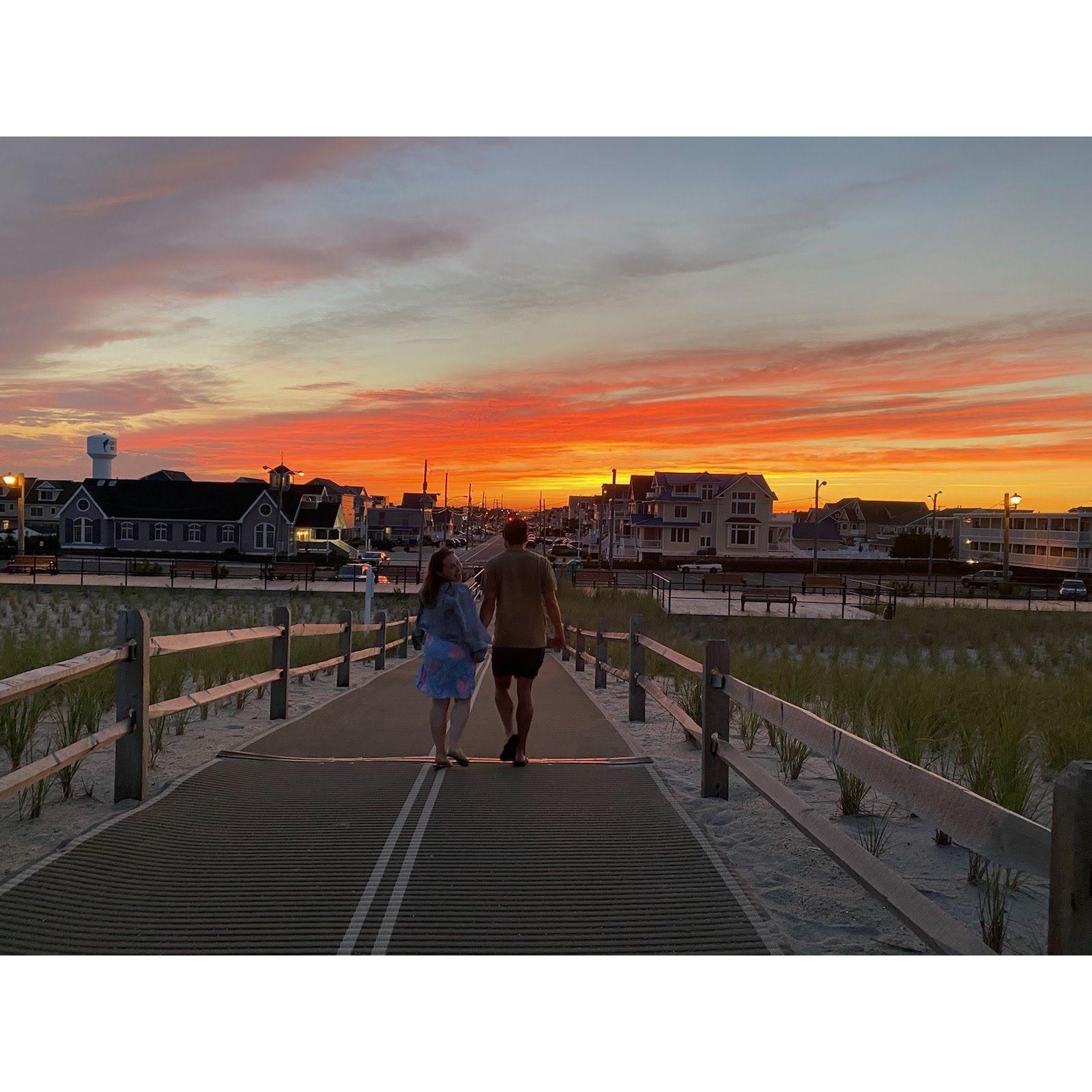 Jersey shore sunsets