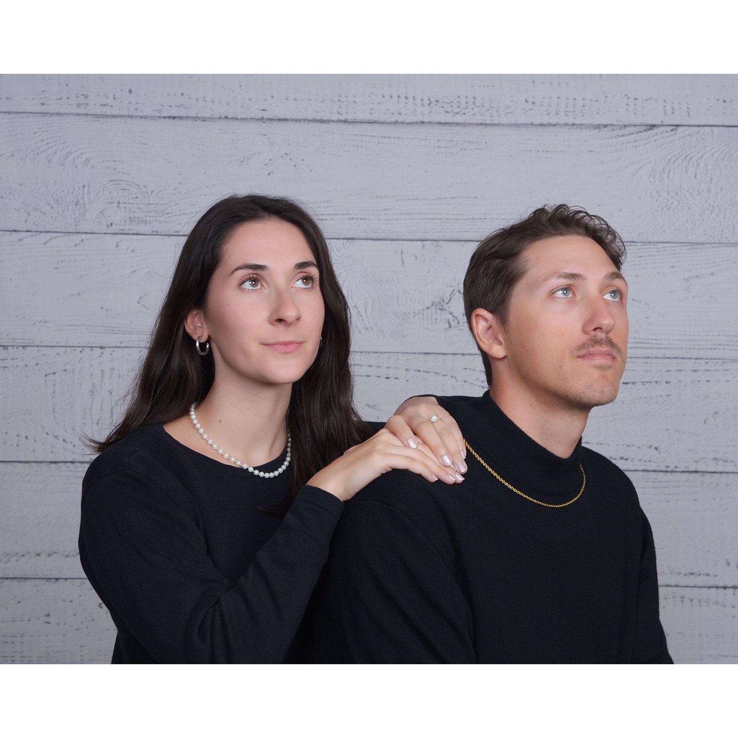 August 2024 cheesy engagement photos
