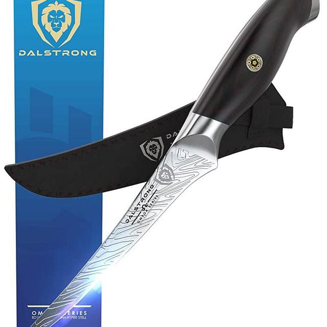 DALSTRONG - 6" Curved Boning Knife - Omega Series - BD1N-V - Hyper Steel - w/Sheath