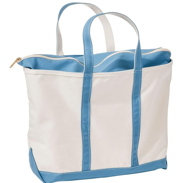 Boat and Tote®, Zip-Top, Size Large, Light Blue