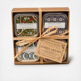 Unisex Soy Lotion Candle Gift Set