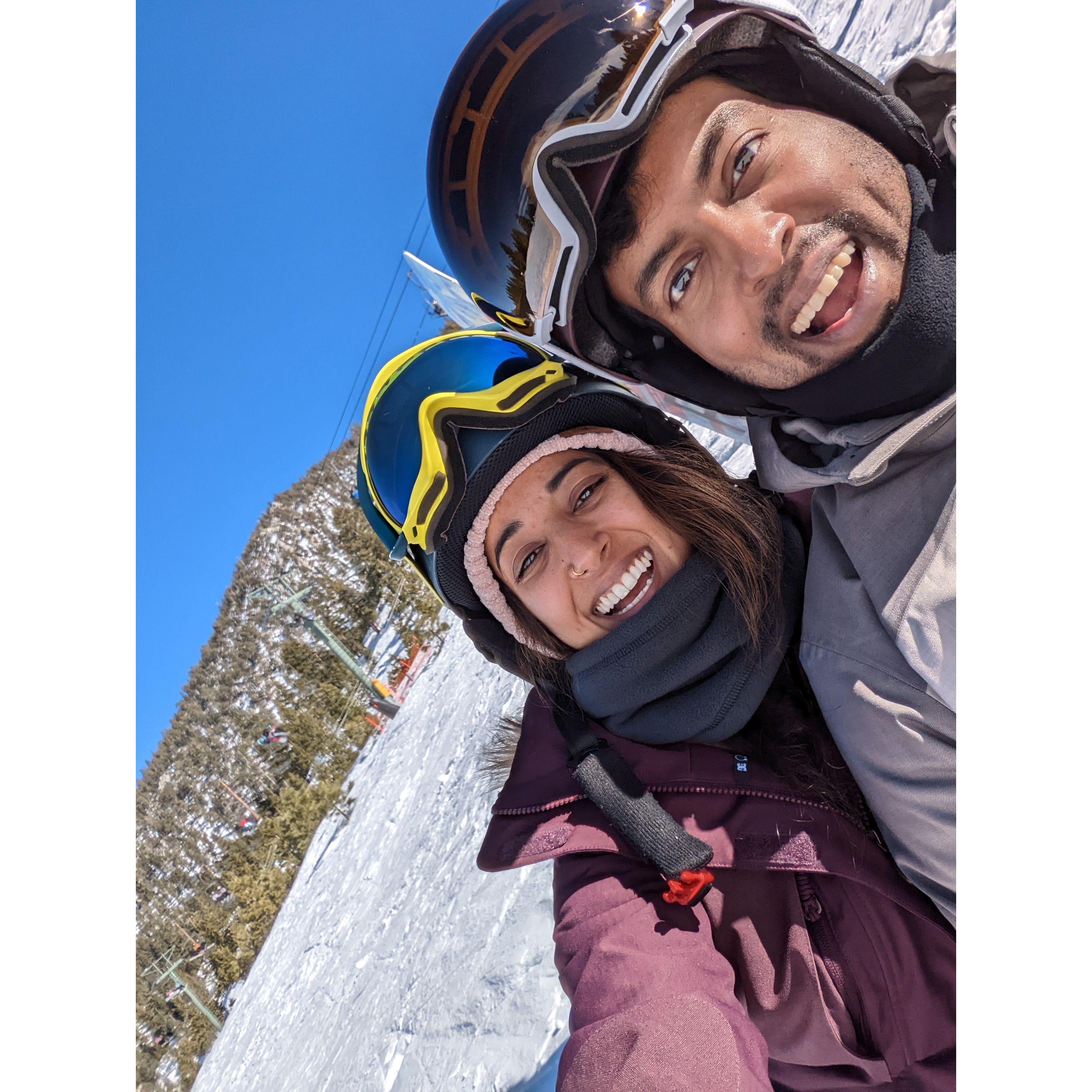Snowboarding and Skiing in Lake Tahoe