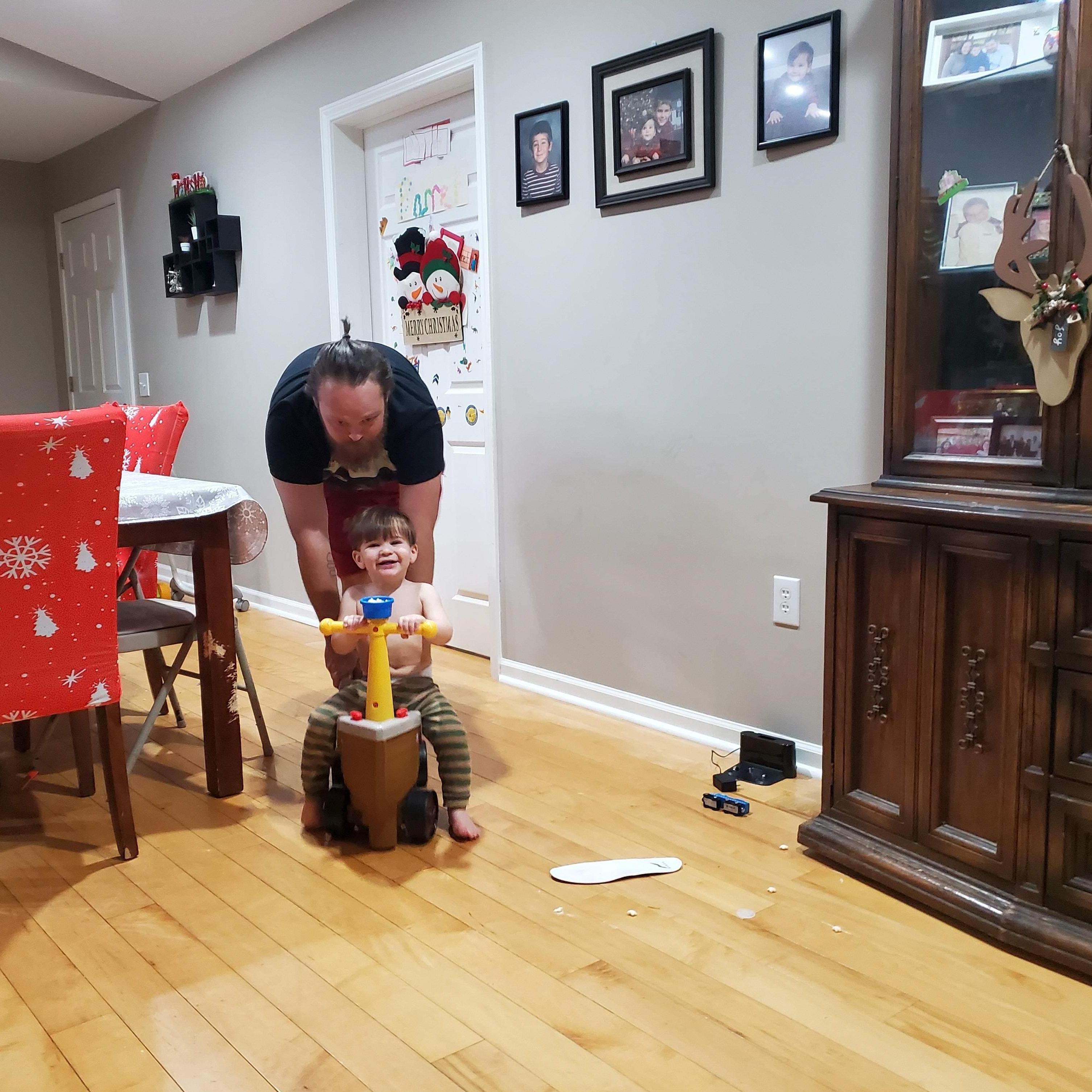 Emmy with Uncle Waas!