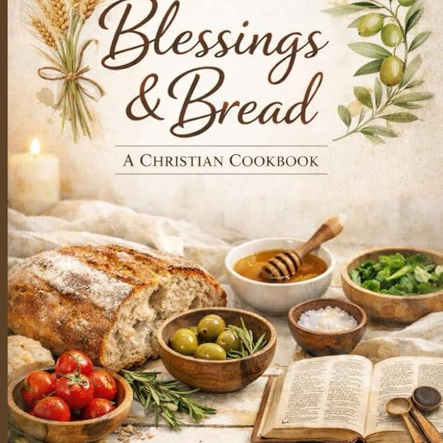 Blessings & Bread: A Christian Cookbook: Wholesome Biblical Recipes for Faith, Family & Fellowship, Including Breads, Hearty Meals & Scripture-Inspired Treats